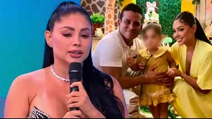 Pamela Franco negó desacuerdos con Christian Domínguez: "Por mi hija"