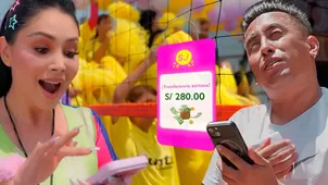 Pamela y Cueva recrean transferencia de 280 soles en videoclip