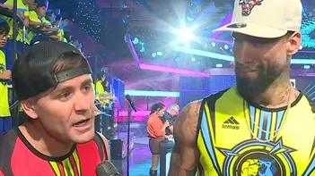 Pancho Rodríguez y Jota Benz se dicen de todo en detrás de cámaras. | Fuente: América Televisión