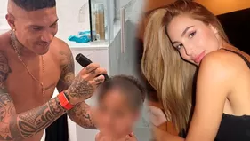 Paolo Guerrero rapó el cabello a su hijo mayor con Ana Paula