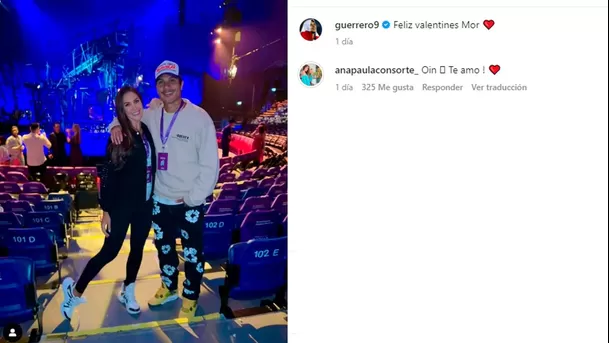 Paolo Guerrero publicó foto junto a Ana Paula Consorte. (Foto: Instagram)