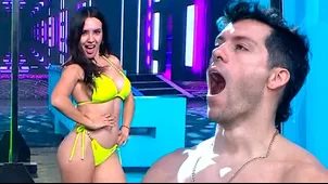 Patricio Parodi se "durmió" al ver modelar a Rosángela Espinoza