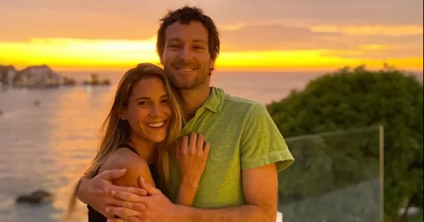 María Grazia Gamarra con su esposo Heinz Gildemeister.