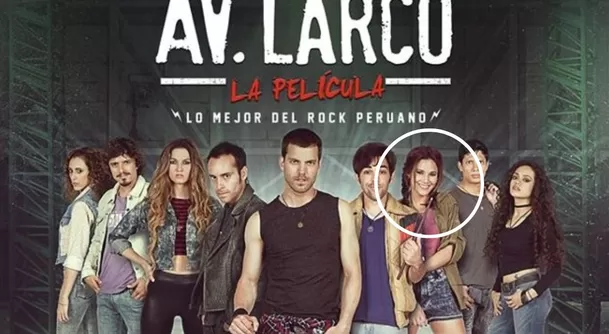Afiche de 'Av. Larco: La Película' con María Grazia Gamarra.