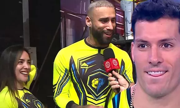 Rosángela Espinoza fue sorprendida por "tortazo" en la cara de Diego  Chávarri