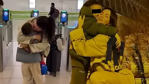 Rosángela Espinoza tuvo emotiva despedida con su sobrino