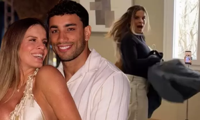 Said Palao expuso a Alejandra Baigorria en plena grabación