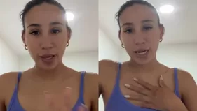 Samahara Lobatón reapareció en sus redes tras agresión de Bryan