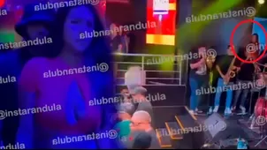 Samahara Lobatón se luce "vigilando" a Bryan Torres en discoteca