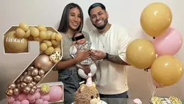 Samahara Lobatón y Bryan Torres celebraron 2 meses de Ainara