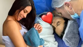 Stephany Orúe se convirtió en madre por primera vez