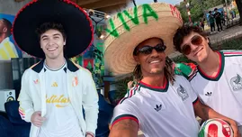 Thiago Vernal disfrutando en México del Mundial 2026 | Composición: Katherine Lozano | Fuente: Instagram