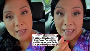 Tula Rodríguez y su insólita reacción a noticia sobre su "muerte"
