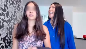 Tula y su hija Valentina sorprendieron con escena de actuación