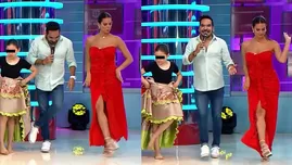 Valeria Piazza sorprendió al bailar marinera en vivo