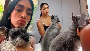 Vania Bludau lamentó el fallecimiento de su mascota Gastona