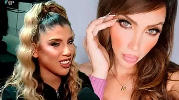 Yaha se burla de deuda con Nicole Akari | Composición: Katherine Lozano | Fuente: América Televisión e Instagram nicoleakari