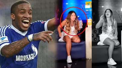 Yahaira Plasencia no se aguantó y cometió tremendo blooper por Jefferson Farfán | Composición: Katherine Lozano