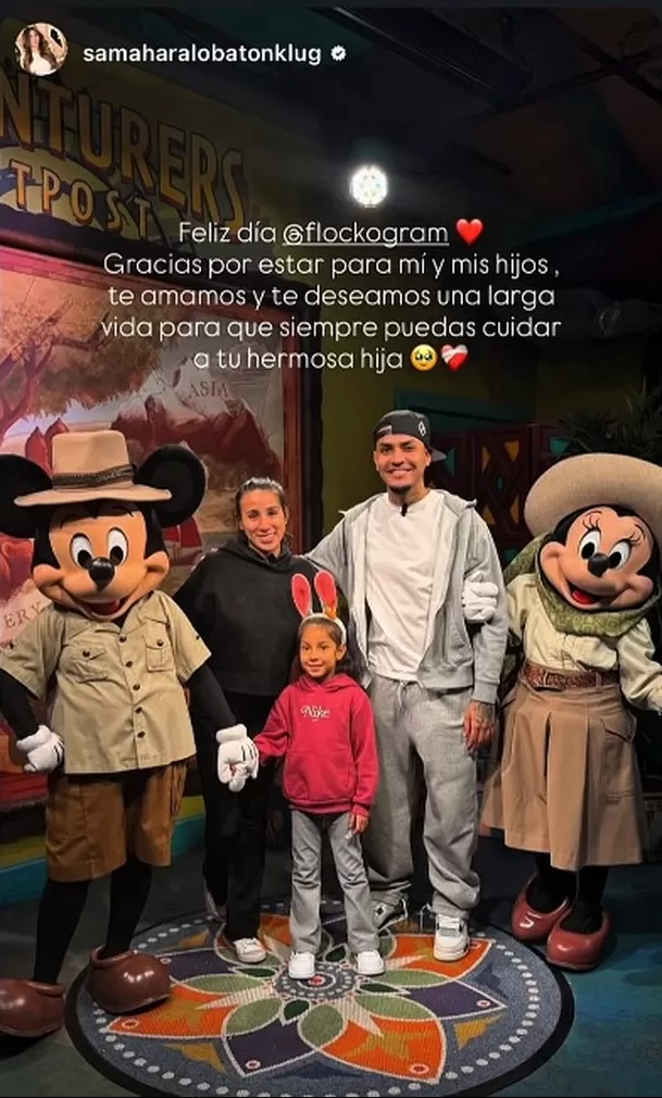 Samahara Lobatón dedicó tierno mensaje a Youna por día del padre | Fuente: Instagram