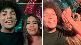 Youna y Thamara Gómez se lucen cariñosos en discoteca