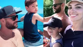 	<p>Yaco Eskenazi disfruta sus vacaciones junto a su esposa Natalie Vértiz y su hijo Liam</p>