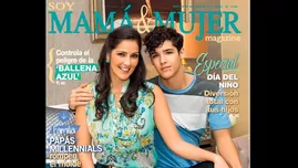 	<p>Pierina Carcelén posó junto a su hijo para portada de revista</p>