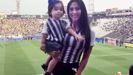 	<p>Melissa Paredes y su hija Mía Cuba</p>