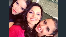 	<p>Marlene Favela, Irina Baeva y Michelle Renaud se divierten detrás de cámaras</p>