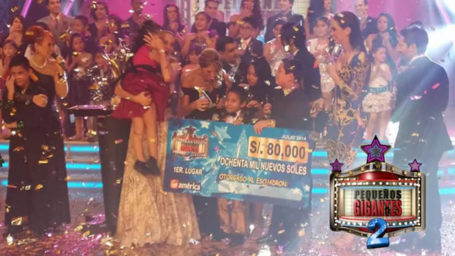 	Final de Peque&ntilde;os Gigantes fue el programa m&aacute;s visto del s&aacute;bado.