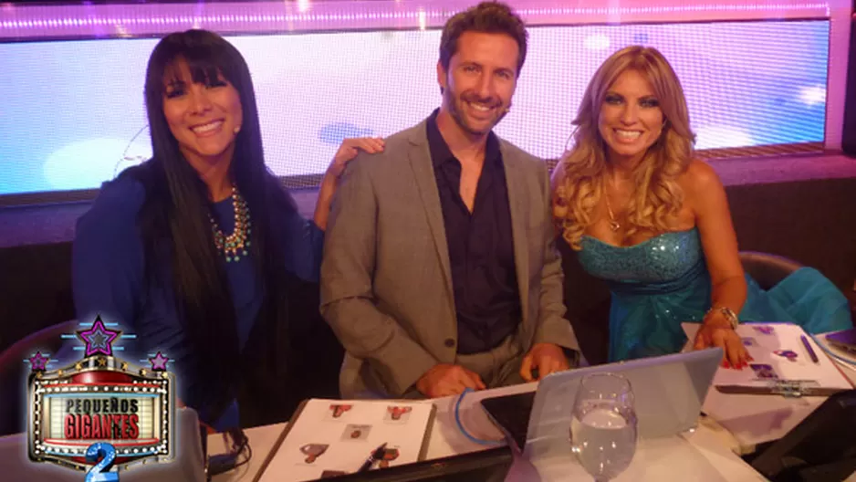 Magdyel Ugaz, Marco Zunino y Karina Rivera.