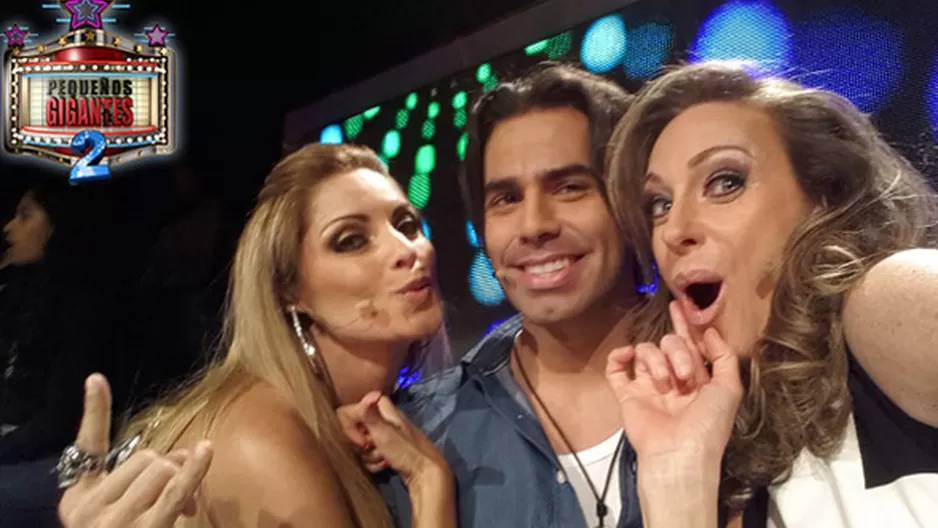 Los divertidos selfies de Karina Rivera, Denisse Dibós y Jhovan Tomasevich.