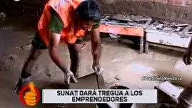 	<p>Sunat dar&aacute; tregua a los emprendedores afectados por los huaicos</p>