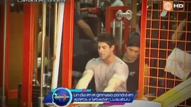 	<p>Sebasti&aacute;n Lizarzaburu pas&oacute; un d&iacute;a de aprietos en el gimnasio.</p>