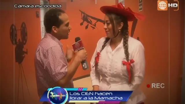 	La Mamacha llor&oacute; al ser v&iacute;ctima de Los Cien.