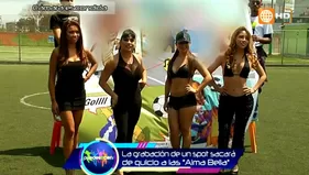 Las chicas de "Alma Bella" no pudieron con Las Cien en la grabación de un spot
