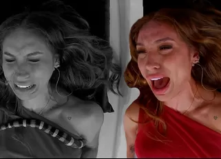 Allison gritando de terror | Composición: Katherine Lozano