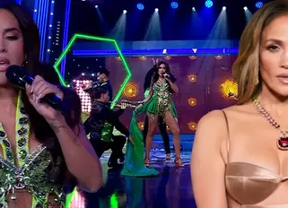 Melissa Paredes "cantó" y bailó al mismo estilo de JLo