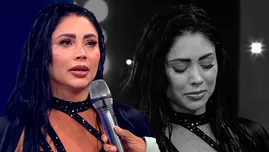 Pamela Franco hablando de la situación de María Cataleya | Composición: Katherine Lozano | Fuente: AméricaTv