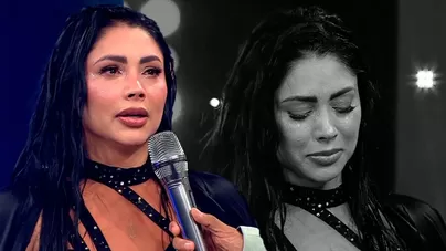 Pamela Franco hablando de la situación de María Cataleya | Composición: Katherine Lozano | Fuente: AméricaTv