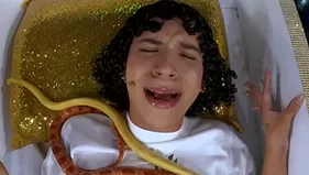 Valentino y sus gritos de terror durante reto con serpientes