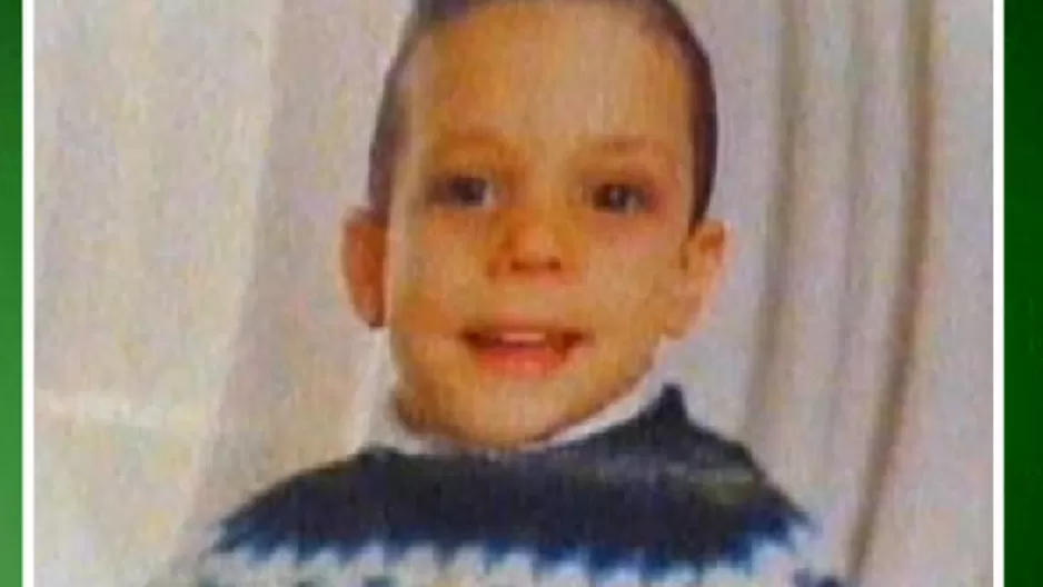 Nicola Porcella cuando era un bebé