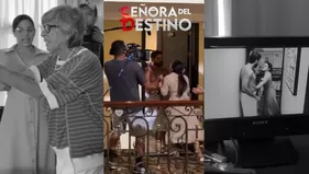 Así se grabó el final de Leslie en 'Señora del destino'