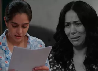 Belén en shock con Isabel | Composición: Katherine Lozano | Fuente: AméricaTv
