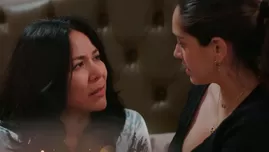 Belén pidiéndole promesa a Isabel | Composición: Katherine Lozano