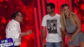 	<p>Angie Arizaga y Stefano Peschiera tuvieron esperado encuentro en S&iacute; va a salir</p>