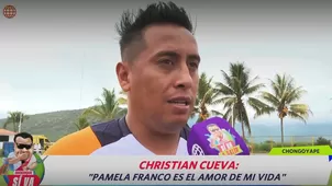 Christian Cueva confirma planes de boda con Pamela Franco