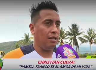 Christian Cueva confirma planes de boda con Pamela Franco