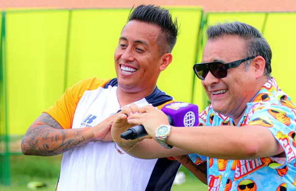 Juan Carlos Orderique y Christian Cueva.