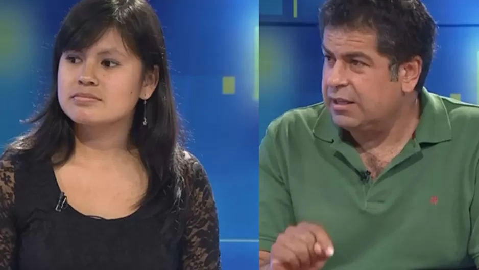 Fiorella Nolasco y Martín Belaunde en Sin peros en la lengua