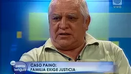 Caso Paino: Familia exige justicia